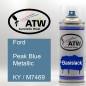 Preview: Ford, Peak Blue Metallic, KY / M7469: 400ml Sprühdose, von ATW Autoteile West.